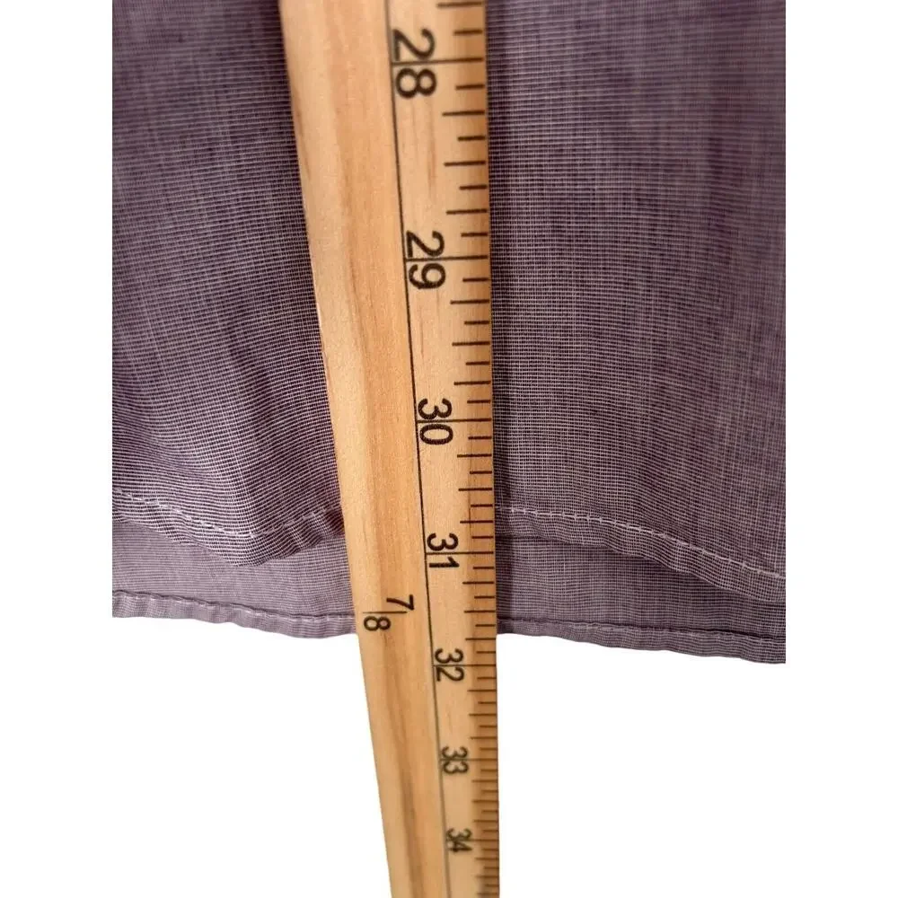 J Crew‎ Shirt Mens XL Slim 100% Cotton Shirting Purple Long Sleeve Button Down